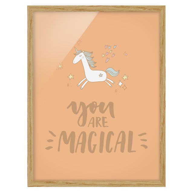 Wandbilder Sprüche You are magical Unicorn