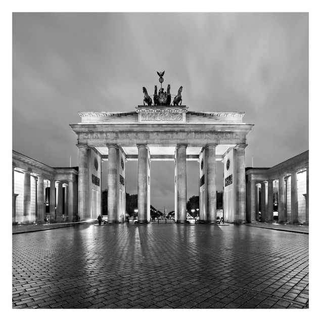 Fototapete Skyline Erleuchtetes Brandenburger Tor II