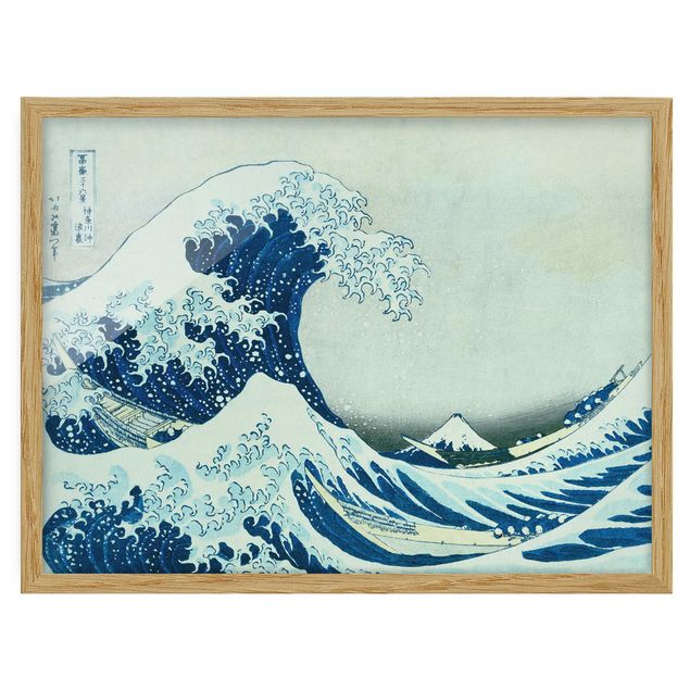 Wandbilder Landschaften Katsushika Hokusai - Die grosse Welle von Kanagawa
