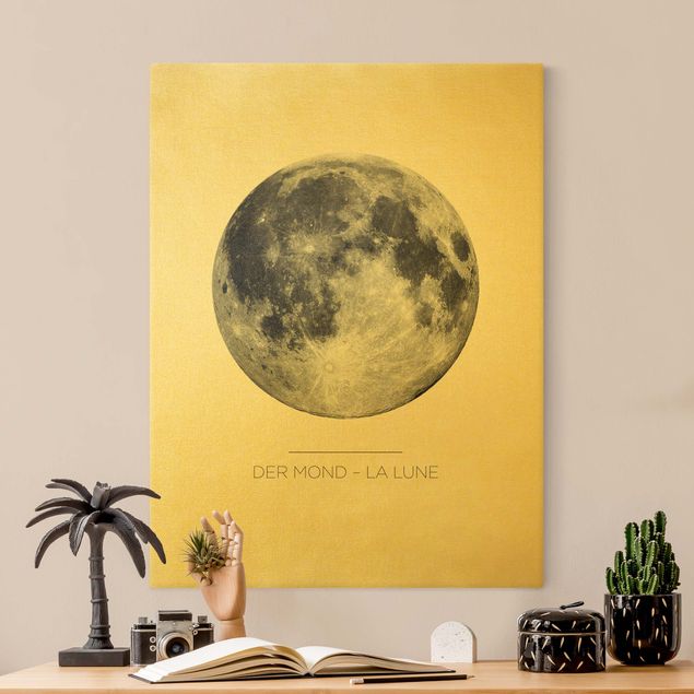Wandbilder Modern Der Mond - La Lune