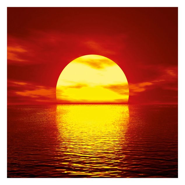 Fototapeten Rot Fantastic Sunset