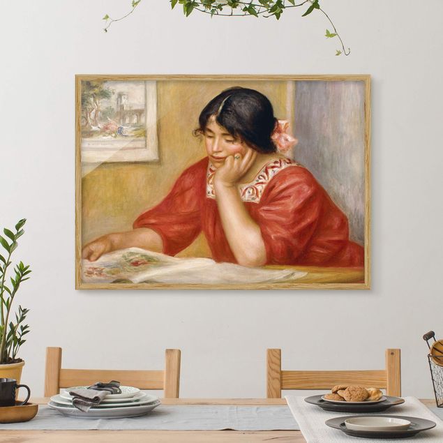Wanddeko Küche Auguste Renoir - Leontine beim Lesen