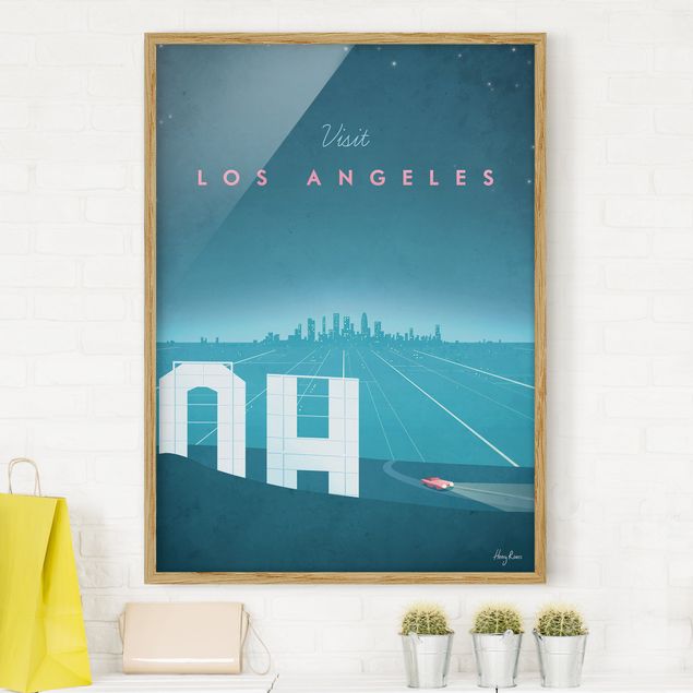 Wanddeko Küche Reiseposter - Los Angeles