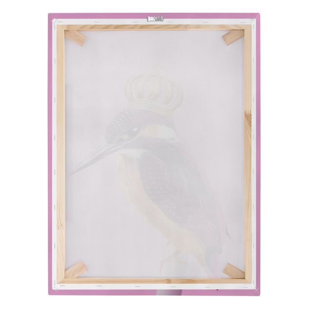 Bilder Rosa Eisvogel mit Krone