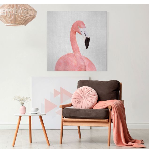 Leinwand Vögel Flamingo Fabian