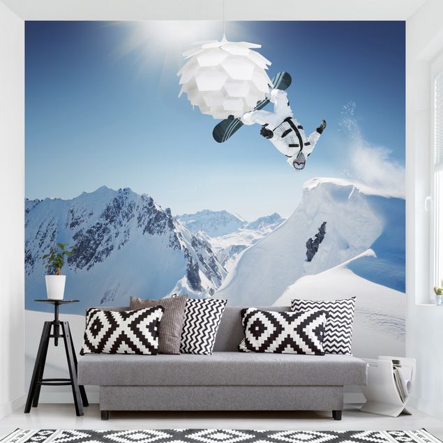 Babyzimmer Deko Fliegender Snowboarder