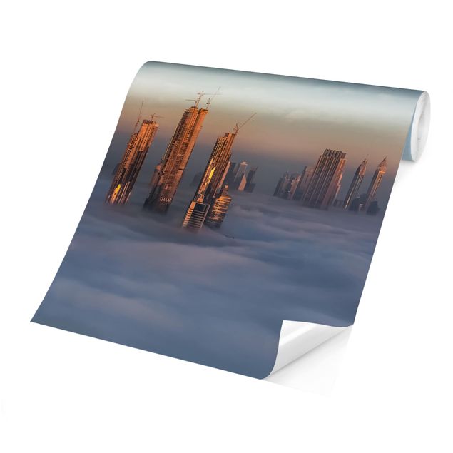 Fototapete Dubai über den Wolken