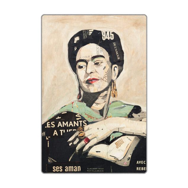 Waschbare Teppiche Frida Kahlo - Collage No.4