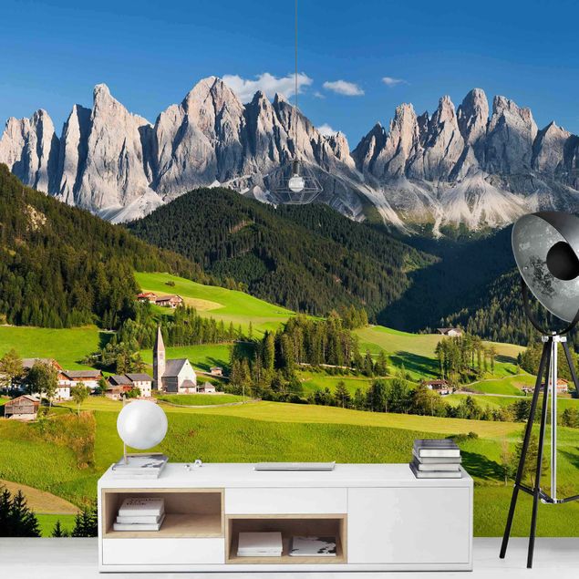 Tapeten Modern Geislerspitzen in Südtirol
