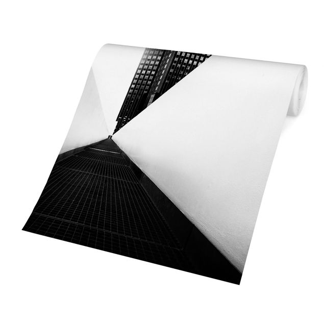 Fototapete kaufen Geometrische Architekturstudie Schwarz-Weiß