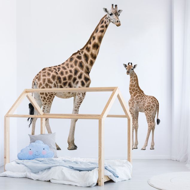 Kinderzimmer Deko Giraffe Mutter und Kind