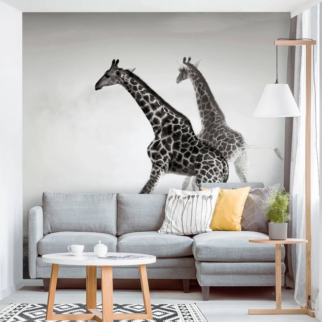 Küche Dekoration Giraffenjagd