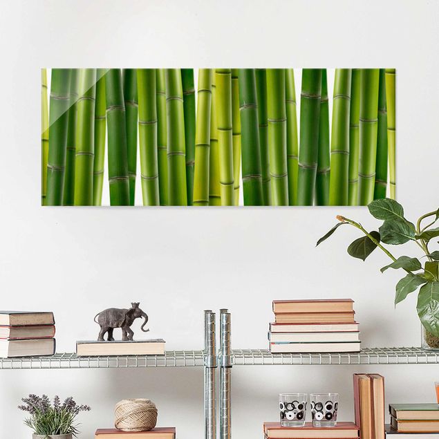 Wanddeko Küche Bambuspflanzen