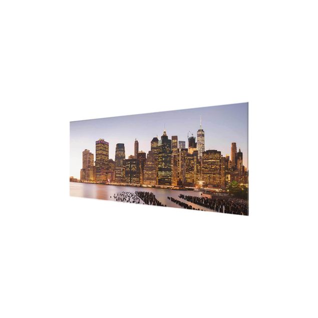 Wandbilder Modern Blick auf Manhattan Skyline