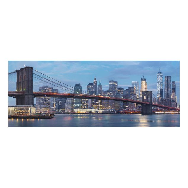 Wandbilder Architektur & Skyline Brooklyn Bridge Manhattan New York