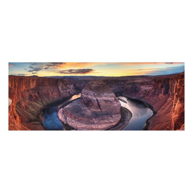 Wandbilder Glas Natur Colorado River Glen Canyon