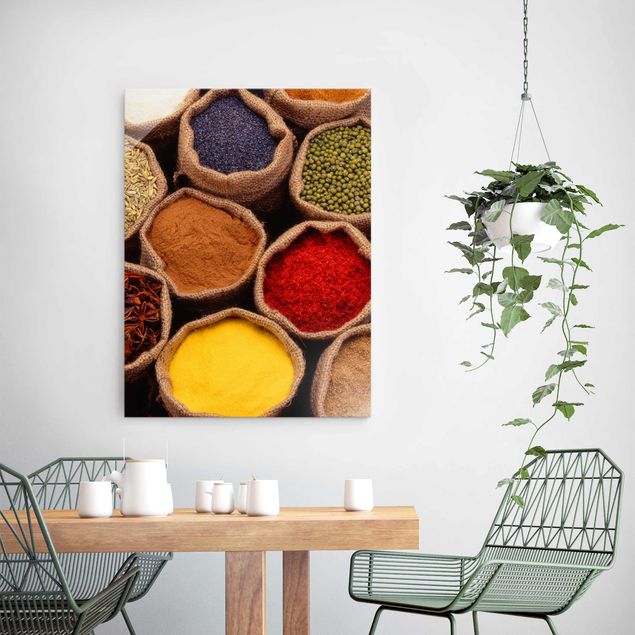 Wandbilder Gewürze Colourful Spices