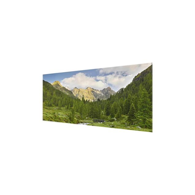Wandbilder Glas Natur Debanttal Nationalpark Hohe Tauern