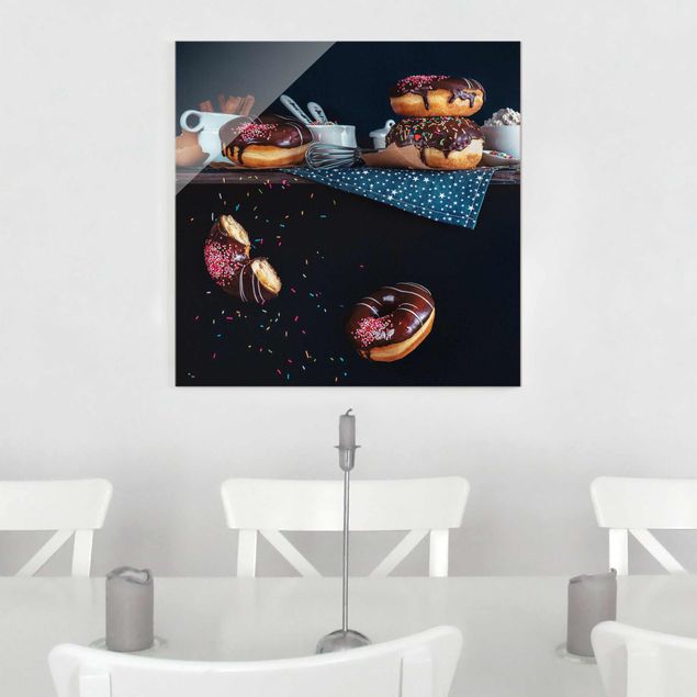 Wandbilder Modern Donuts vom Küchenregal