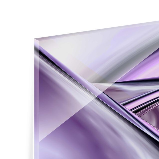 Glasbild Modern - Drifting - Quadrat 1:1