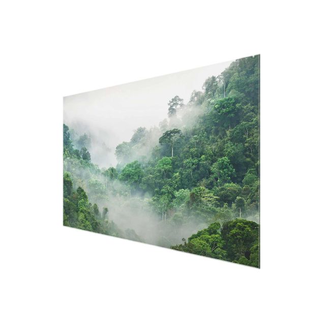Wandbilder Floral Dschungel im Nebel