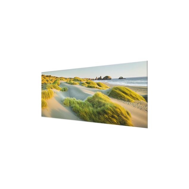 Wandbilder Strände Dünen und Gräser am Meer