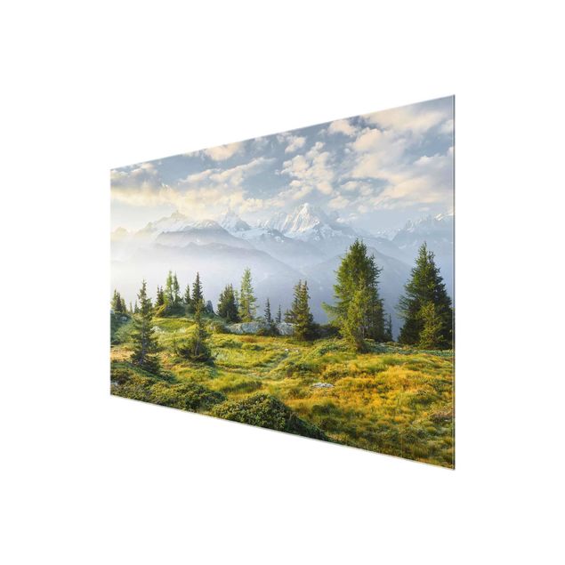 Wandbilder Landschaften Émosson Wallis Schweiz