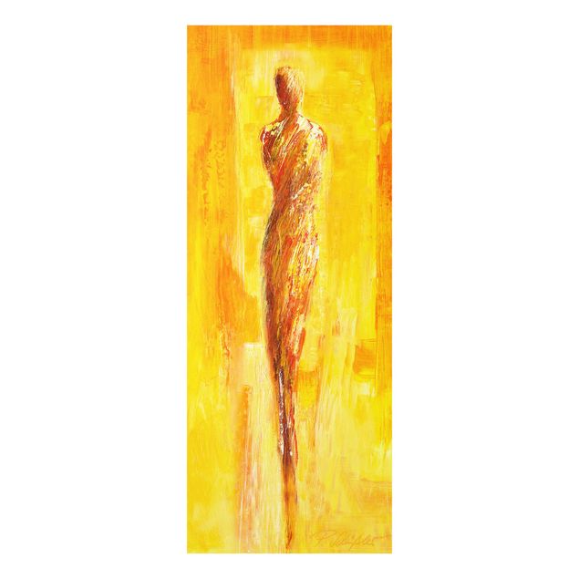 Wandbilder Gelb Petra Schüßler - Figur in Gelb
