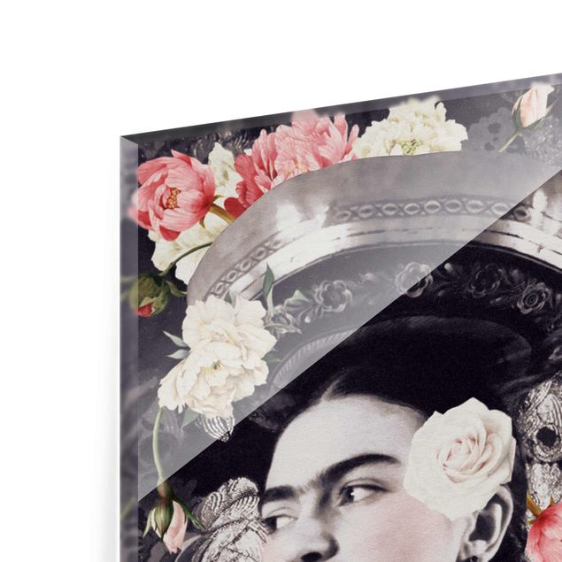 Wandbilder Frida Kahlo - Blumenflut