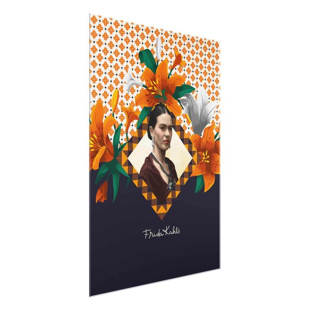 Wandbilder Modern Frida Kahlo - Lilien
