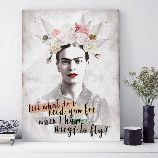 Wanddeko Küche Frida Kahlo - Quote