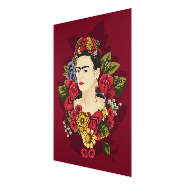 Frida Kahlo Wandbild Frida Kahlo - Rosen
