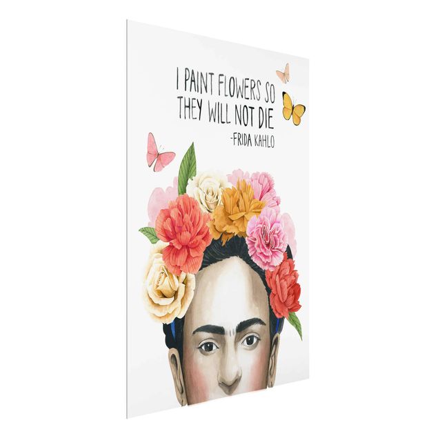 Wandbilder Blumen Fridas Gedanken - Blumen