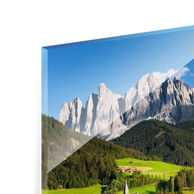 Wandbilder Modern Geislerspitzen in Südtirol