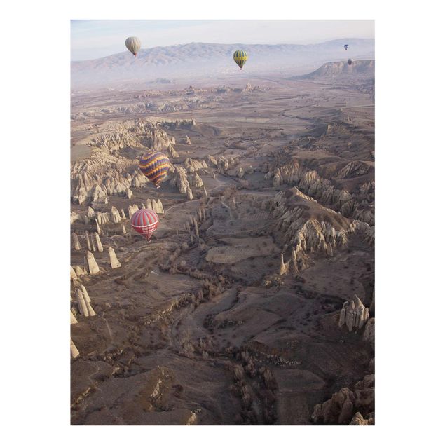 Wandbilder Modern Heißluftballons über Anatolien