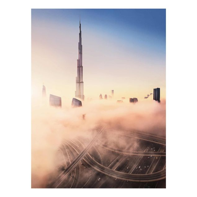 Wandbilder Modern Himmlische Skyline von Dubai