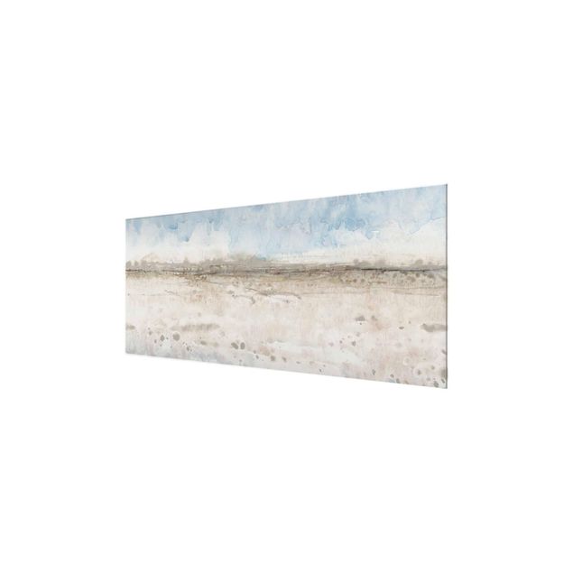 Glas Wandbilder Horizont-Kante I