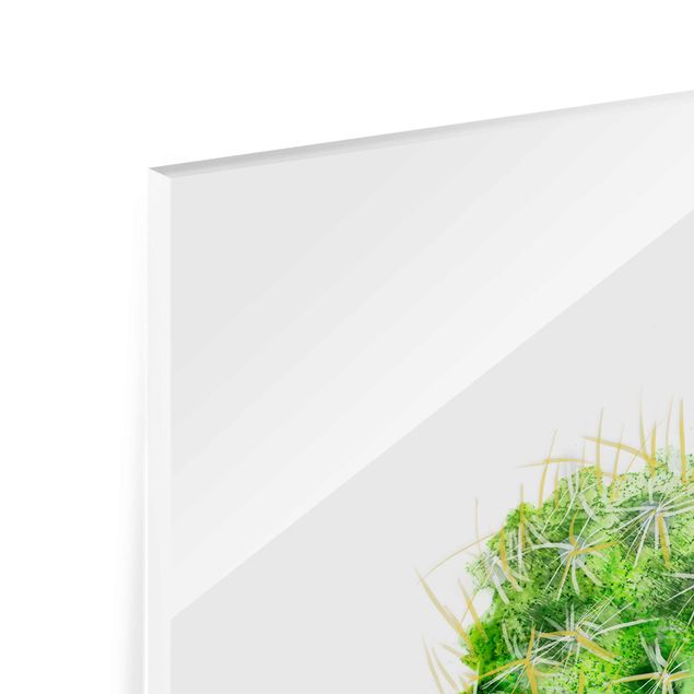 Glasbilder Kaktus mit Bibelvers I