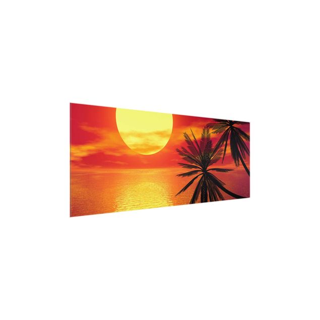 Wandbilder Landschaften Karibischer Sonnenuntergang