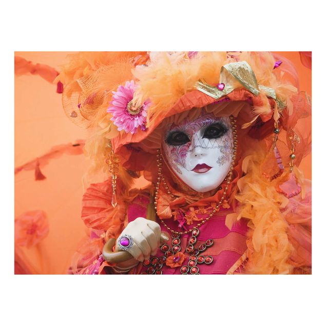 schöne Bilder Karneval in Orange