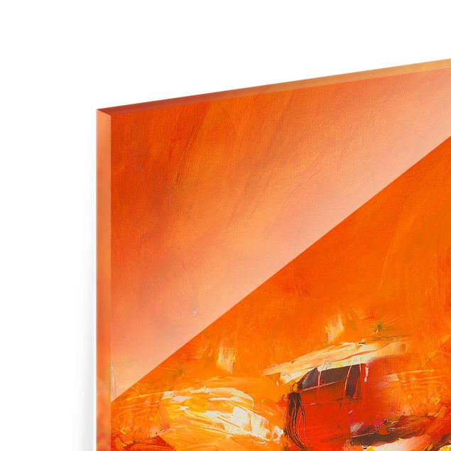 Glasbilder Petra Schüßler - Komposition in Orange