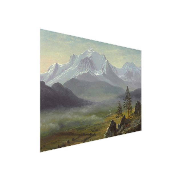 Kunststile Albert Bierstadt - Mont Blanc