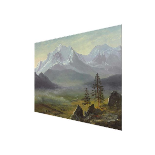 Wandbilder Landschaften Albert Bierstadt - Mont Blanc