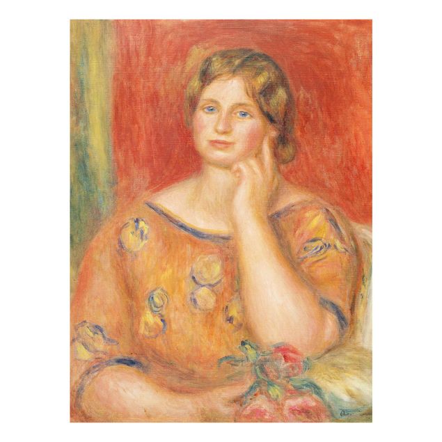 Wandbilder Portrait Auguste Renoir - Frau Osthaus