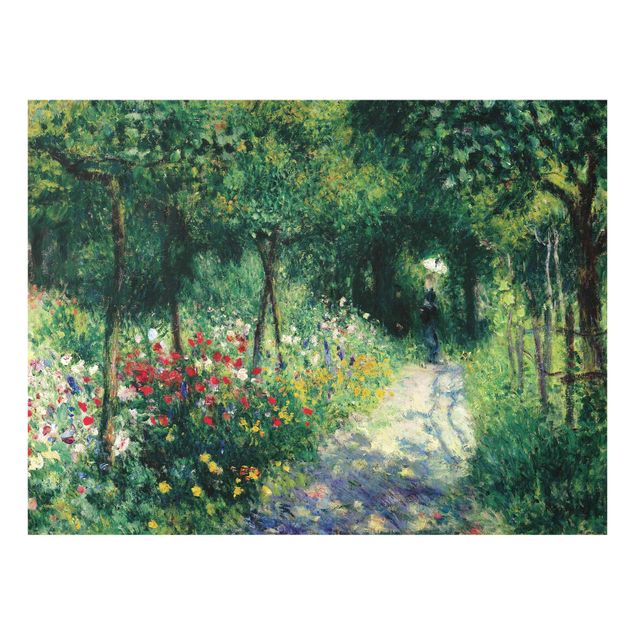 Glasbilder Landschaften Auguste Renoir - Frauen im Garten