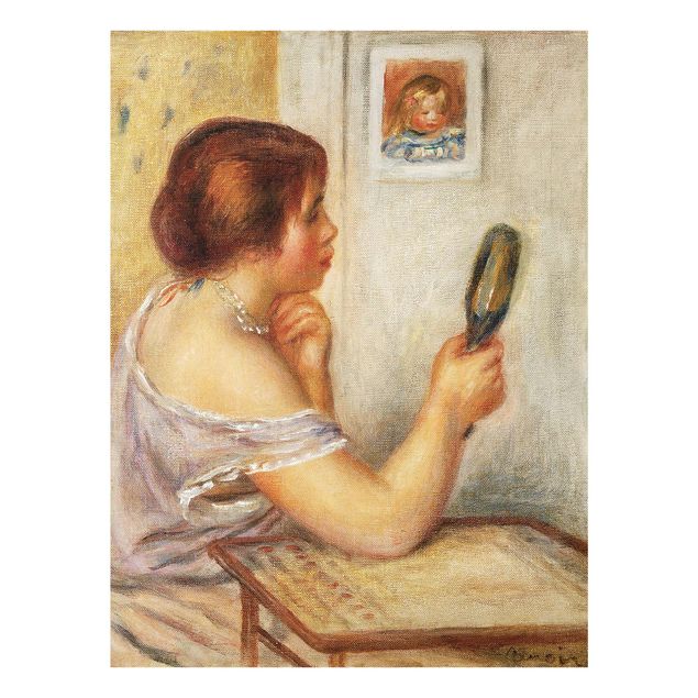Wandbilder Portrait Auguste Renoir - Gabrielle mit Spiegel