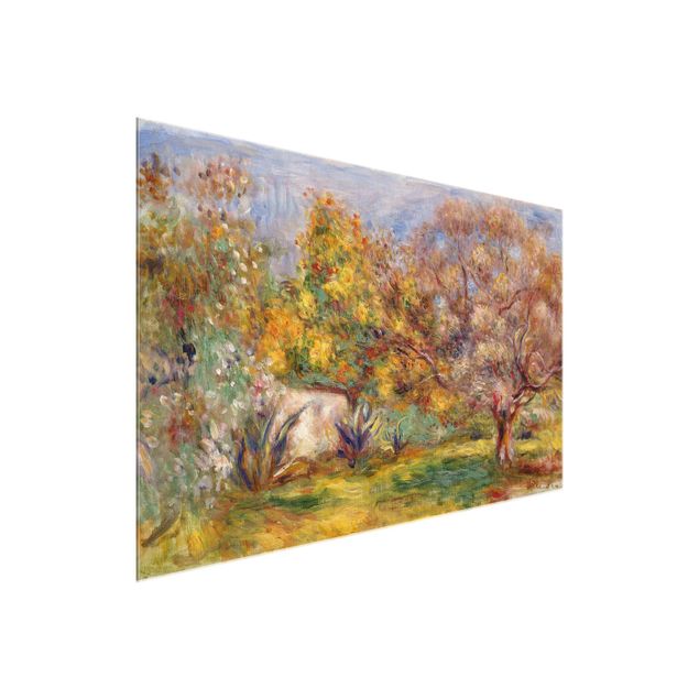 Wandbilder Bäume Auguste Renoir - Garten mit Olivenbäumen