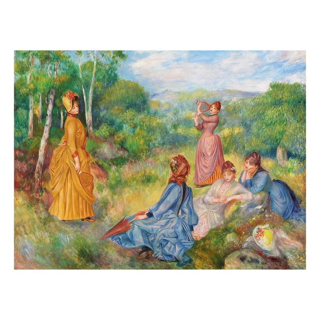 Wandbilder Landschaften Auguste Renoir - Federballspiel