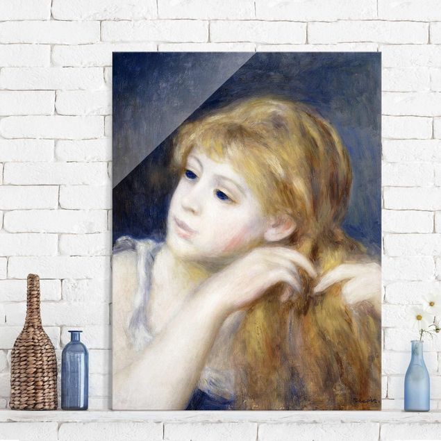 Küche Dekoration Auguste Renoir - Kopf eines Mädchens