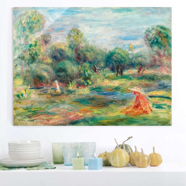 Küchen Deko Auguste Renoir - Landschaft bei Cagnes